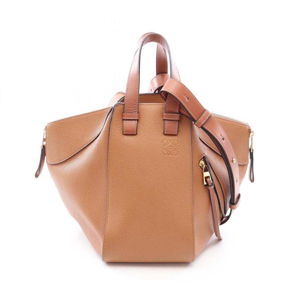 Loewe Hammock Bag Small 2-Way Handbag Leather Women's Brown